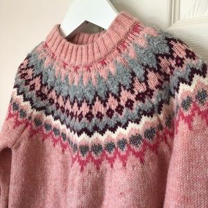 Girls Crewcuts Fair Isle Sweater Size 10